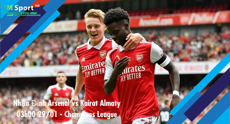 Đội hình dự kiến trước trận Arsenal vs Kairat Almaty Đội hình dự kiến trước trận Arsenal vs Kairat Almaty
